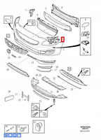 ŚLIZG ZDERZAKA PRAWA STRONA VOLVO V60 I 14-18r
