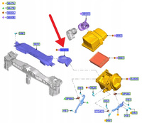 RURA DOLOT POWIETRZA 2.5L HYBRYDA FORD KUGA 2022- 2534947 _ LX61-9A675-MA