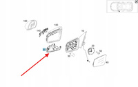 DOLNA OSŁONA OBUDOWA LUSTERKA LEWEGO MERCEDES CLA W117 W176 OE A1768100315