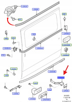 DOLNA ROLKA LEWA STR. TRANSIT 2000-14 1667675 _ YC15-V25001-AH