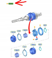SYNCHRONIZATOR SKRZYNI MTX75 3-4 BIEG  FORD 1683561 _ 6S7R-7B280-BC