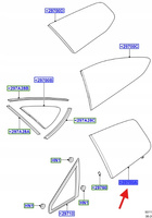 SZYBA TYŁU ŚCIANY BOCZNEJ LEWA C-MAX 2003- 2008 1382230 _ 3M51-R297B01-GF