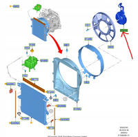 SPRZĘGŁO WENTYLATORA CHŁODNICY FORD RANGER Mk5 2178314 _ JB3G-8A616-AC