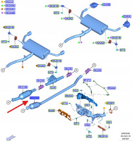 KATALIZATOR FORD KUGA 2020- 2620423 _ LX61-5E212-VE