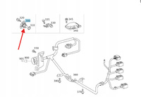 CZUJNIK POŁOŻENIA WAŁKA ROZRZĄDU BENZYNA M271 MERCEDES OE A0041536928