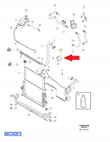 RURA PRZEWÓD WODNY B5 D5 VOLVO S60 V60 2011- V40 XC60 S80 OE 31439473