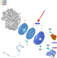 ZESTAW SPRZĘGŁA FORD FOCUS 1.0GTDI MK3 2012- 2733073 _ DS7G-7540-BF