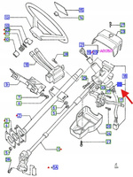 WŁĄCZNIK ZAPŁONU FORD TRANSIT 1985-1991 1631462 _ 86VB-11572-AA