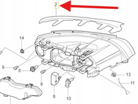 PRAWA LISTWA USZCZELKA LAMPY PRZÓD VOLVO V70 XC70 2008- S80 07- OE 30796148