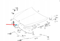 RYGIEL ZAMEK OTWIERANIA MASKI MERCEDES C W205 E W213 W238 OE A2188800064