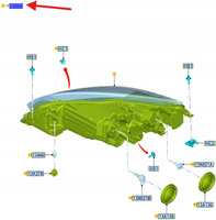 REFLEKTOR PRZEDNI LEWY FORD KUGA MK3 2020- 2733521 _ LV4B-13W030-AL