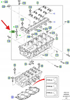 USZCZELNIENIE TRZONU ZAWORU FORD RANGER 2006-2015 1449600 _ 6M34-6571-AA