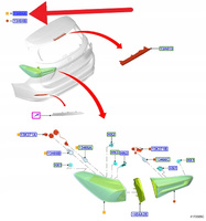 LAMPA LED LEWY TYŁ FORD FOCUS Mk4 KOMBI 2018- OE 2603187 _ JX7B-13405-HG