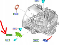 CZUJNIK BIEGU JAŁOWEGO C-MAX FOCUS MONDEO KUGA 1747932 _ BK3R-7J066-ACB