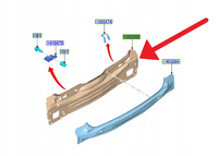 PAS TYLNY WEWNĘTRZNY FORD FOCUS HATCHBACK 2018- 2279495 _ PJX7B-A40320-AC