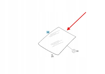 Szyba przednia Mercedes A klasa W169 A1696700000