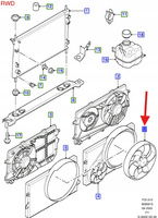 WENTYLATOR CHŁODNICY FORD TRANSIT MK5 4406277 _ 2C11-8C617-BA