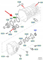 USZCZELNIENIE WAŁEK WEJŚCIOWY FORD RÓŻNE MODELE 6152663 _ 878T-7048-AA