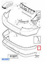 SPOJLER TYLNY VOLVO S80 II 2007-2013r