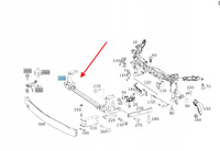 BELKA DOLNA PASA PRZÓD MERCEDES A W176 B W242 W246 W117 W156 OE A2466200019