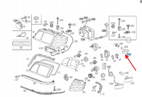 KIERUNKOWSKAZ BOCZNY MERCEDES SL W129 C klasa W202 OE A202820192164