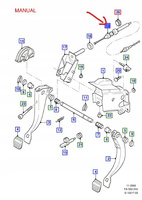 LINKA SPRZĘGŁA FORD ESCORT Mk6 Mk7_1038241_94AB-7K553-HC