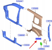NADWOZIE TYŁ LEWA STRONA FORD TRANSIT 2013- 1819886 _ DT11-K27851-AA