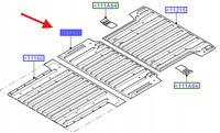 PŁYTA PODŁOGOWA FORD TRANSIT 2000- 1757469 _ YC15-V11218-AJ