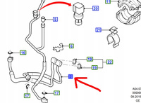 PRZEWÓD KLIMATYZACJI FORD MONDEO Mk3 2001-2007 _1357242_1S7H-19D850-CH
