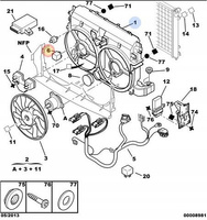 PRZEKAŹNIK WENTYLATORA CITROEN BERLINGO C5 C8 JUMPY XANTIA XSARA OE 6547TX