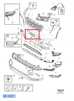 RAMKA PODKŁADKA POD TABLICĘ REJESTRACYJNĄ VOLVO XC90 2016- OE 31383631