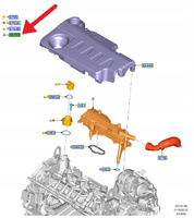 ODMA OLEJU SEPARATOR 2.0 ECOBLUE EDGE FOCUS KUGA 2374564 _ HG9Q-6C757-AC