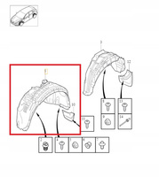 NADKOLE VOLVO V40 II 2013-2019r