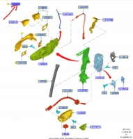 KLAMKA ZEWNĘTRZNA PRZÓD FORD FIESTA Mk8 PUMA