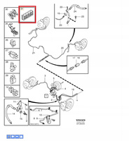 KLIPY VOLVO OE 8683228