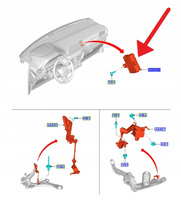 MODUŁ STEROWNIK LAMP FORD PUMA KUGA ESCAPE 2020- 2526364 _ LV4B-13C148-AF