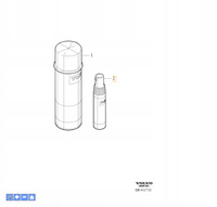 Lakier zaprawkowy 31442294 Kolor 621, Amazon Blue