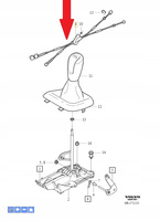 Linka linki zmiany biegów VOLVO S40 V50 C30