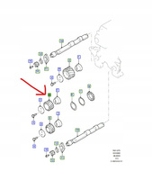 KOŁO ZĘBATE POŚREDNICZĄCE FORD RANGER 2002-2007 4958404 _ 6M34-6A259-AB