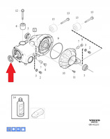 Uszczelniacz mostu tył Volvo S60,V60,XC60