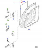 DRZWI PRZEDNIE LH FORD RANGER 98-07 EVEREST 03-07
