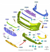 OSŁONA DOLNA KAMIENI PRZÓD FORD KUGA 2020- 2711367 _ LV4B-A8B384-JC5YZ9