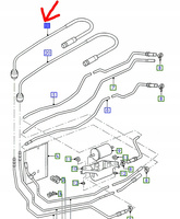 PRZEWÓD PALIWA POWRÓT FORD GALAXY MK1 1998-2000 _1070677_95VW-9A337-BE