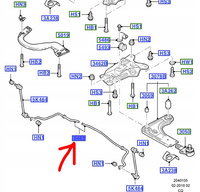 STABILIZATOR PRZEDNI FORD KA Mk1 2003-2008 _1217681_3S51-5494-AA
