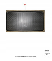 MATA GUMOWA BAGAŻNIKA FORD KA Mk2 2008-1576854 _ AM9S5J-R45456-AA