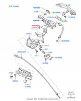 OSŁONA ZAMKA DRZWI TYŁ PRAWA FORD S-MAX MK1 06-15r