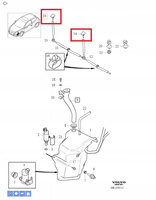 Dysza spryskiwacza Volvo OE 30655605