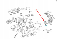 USZCZELKA PRZEWODU POWIETRZA MERCEDES W203 W211 W220 OE A112159008064