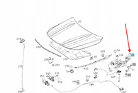 ZAWIAS MASKI PRAWY MERCEDES CLA W117 OE A1178800228