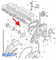 KOŁO ZĘBATE ROZRZĄDU 3.0 3.2 B6 VOLVO S60 V60 2011- XC90 XC60 OE 30750136